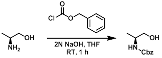 Cbz Protection Reaction 1