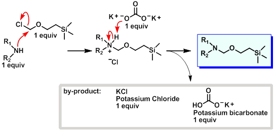 SEM protection using a weak base